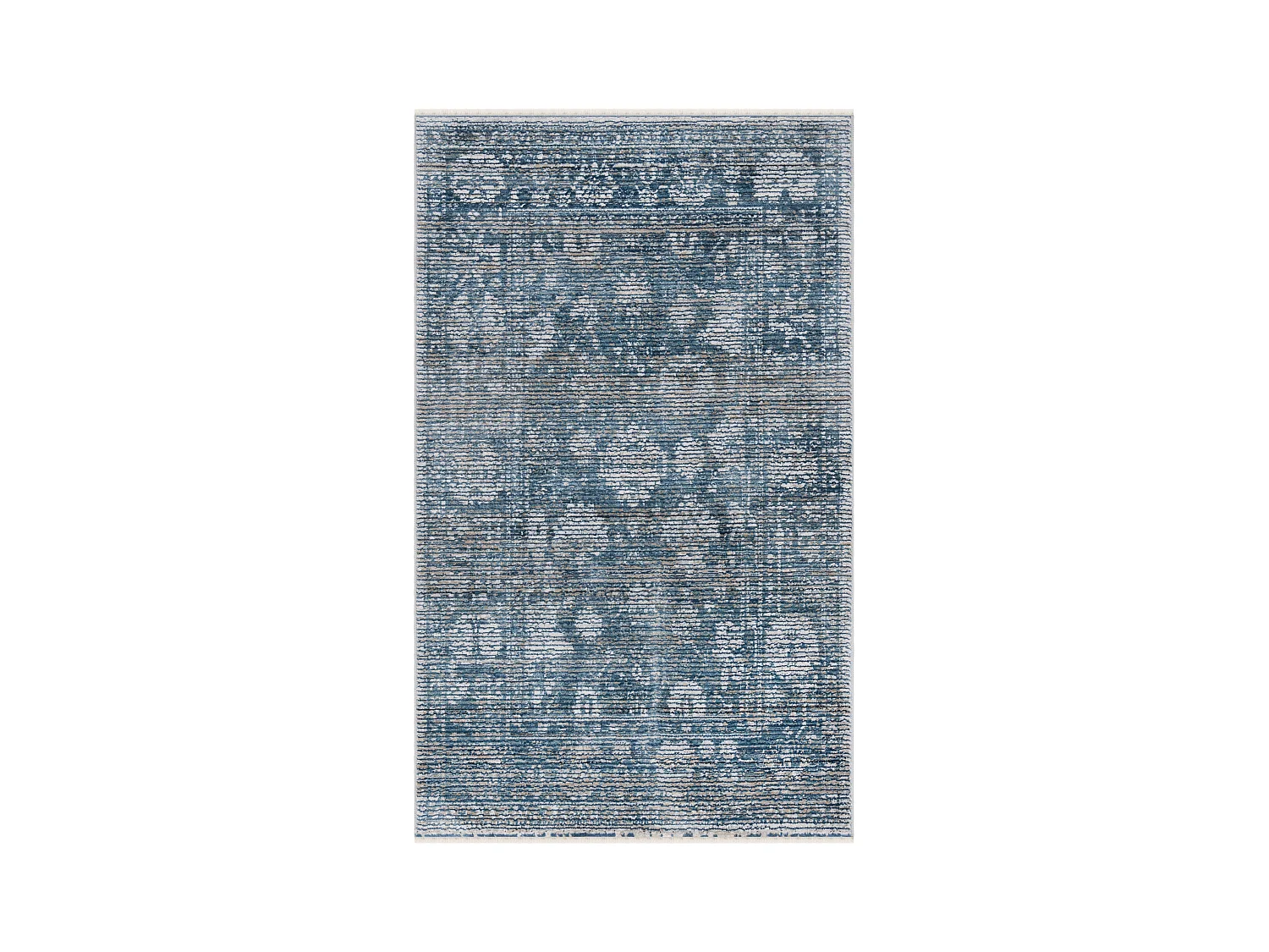 Tapis Bleu/Neutre 91 X 152 cm - Destiny