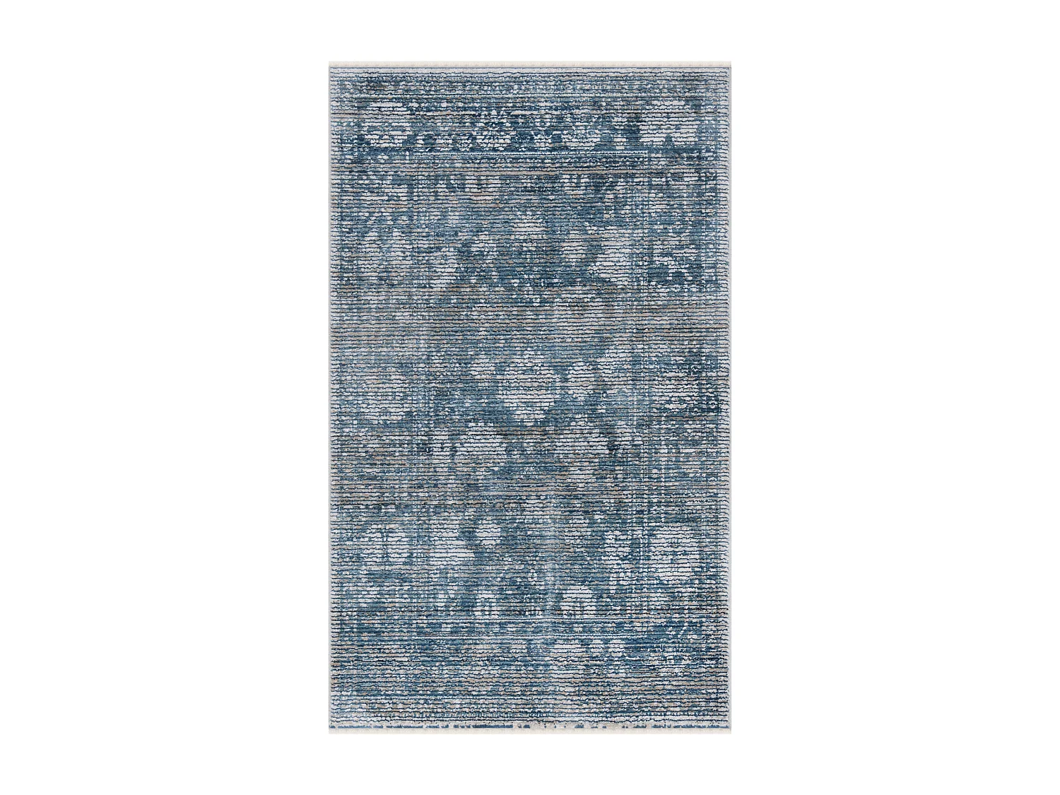 Tapis Bleu/Neutre 91 X 152 cm - Destiny