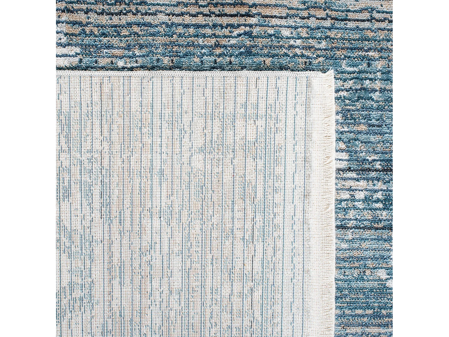 Tapis Bleu/Neutre 91 X 152 cm - Destiny