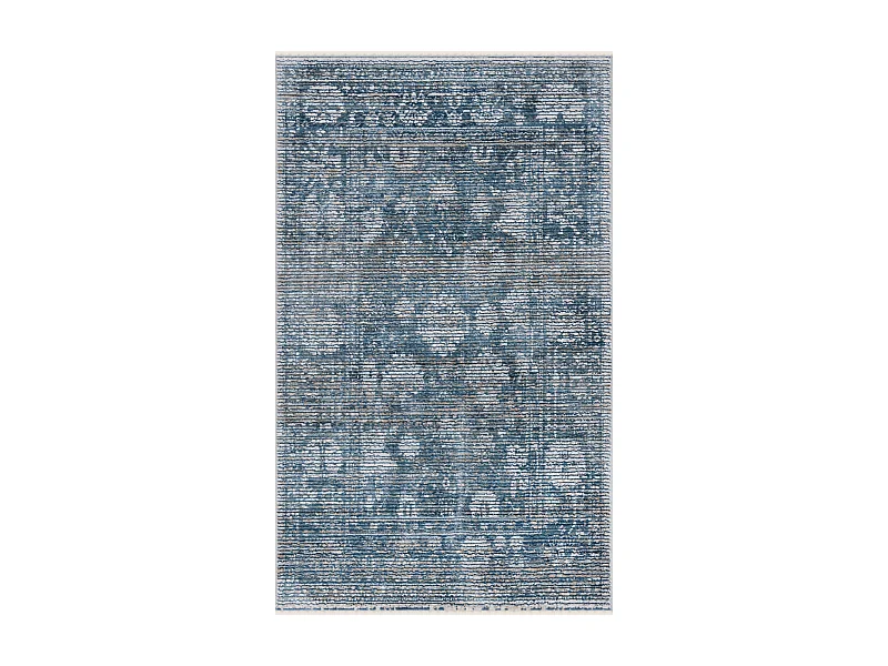 Tapis Bleu/Neutre 91 X 152 cm - Destiny