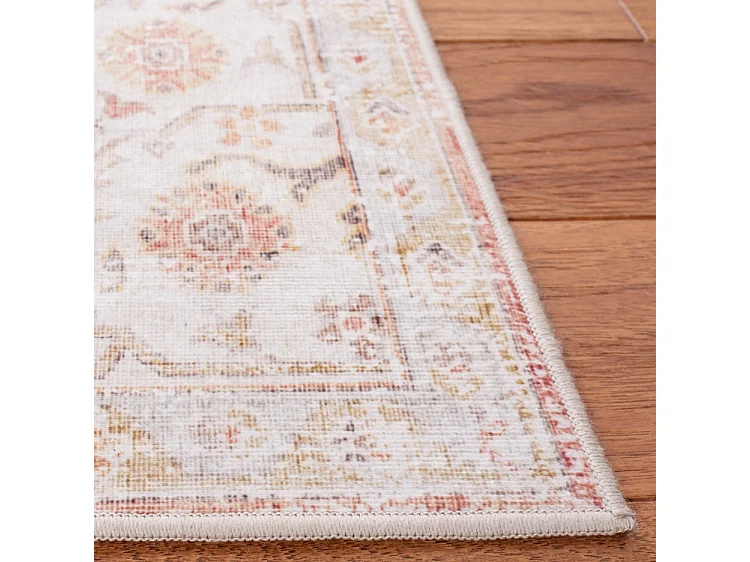 Tapis Gris clair/Rouille 91 X 152 cm - Primrose