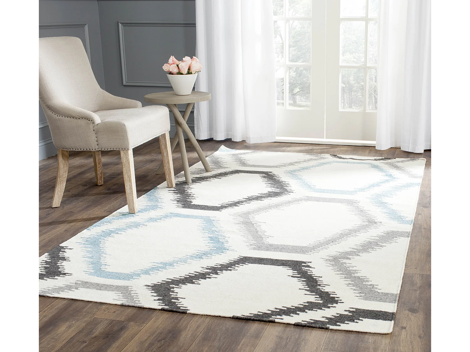 Tapis Neutre/Multicolore 152 X 244 cm - Bettina