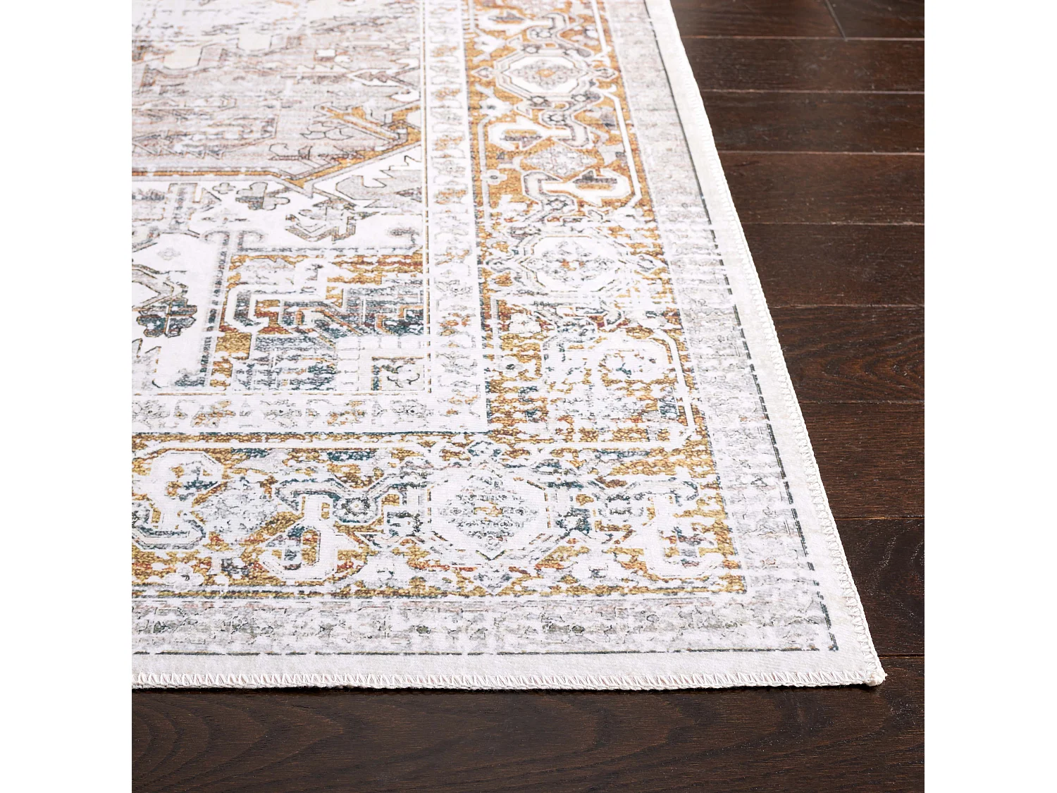 Tapis Beige/Or 152 X 244 cm - Bailee