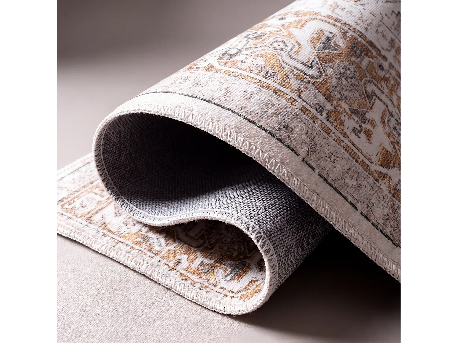 Tapis Beige/Or 152 X 244 cm - Bailee