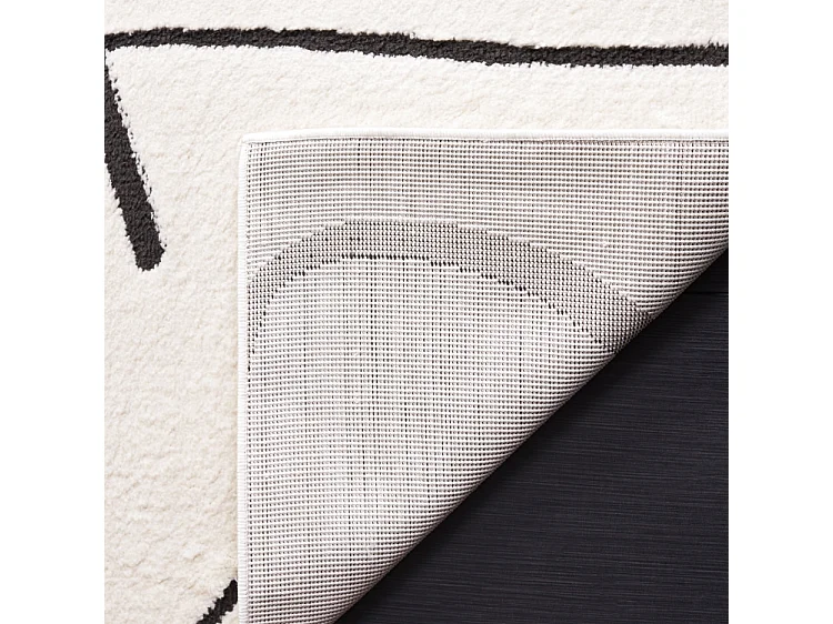 Tapis Ivoire/Noir 91 X 152 cm - Beatrix