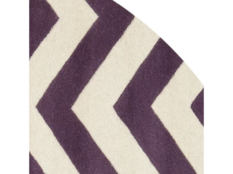 Tapis Violet/Ivoire 213 X 213 cm - Anneliese