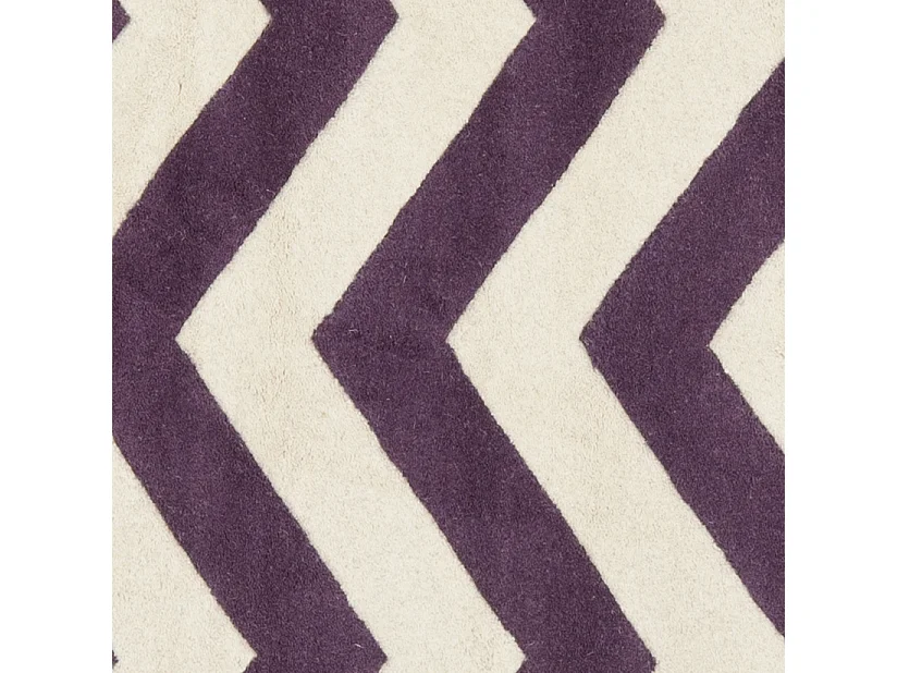 Tapis Violet/Ivoire 213 X 213 cm - Anneliese