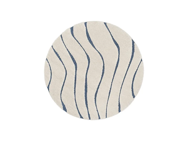 Tapis Crème/Bleu 122 X 122 cm - Raton