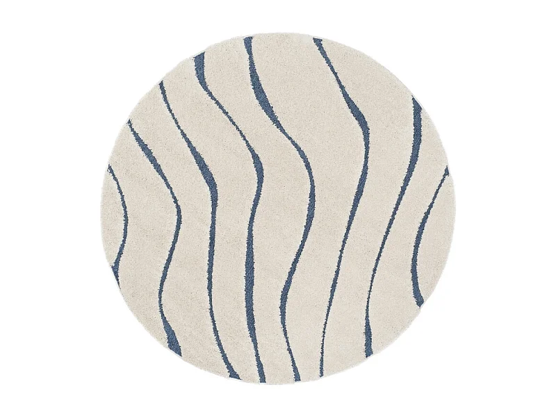 Tapis Crème/Bleu 122 X 122 cm - Raton