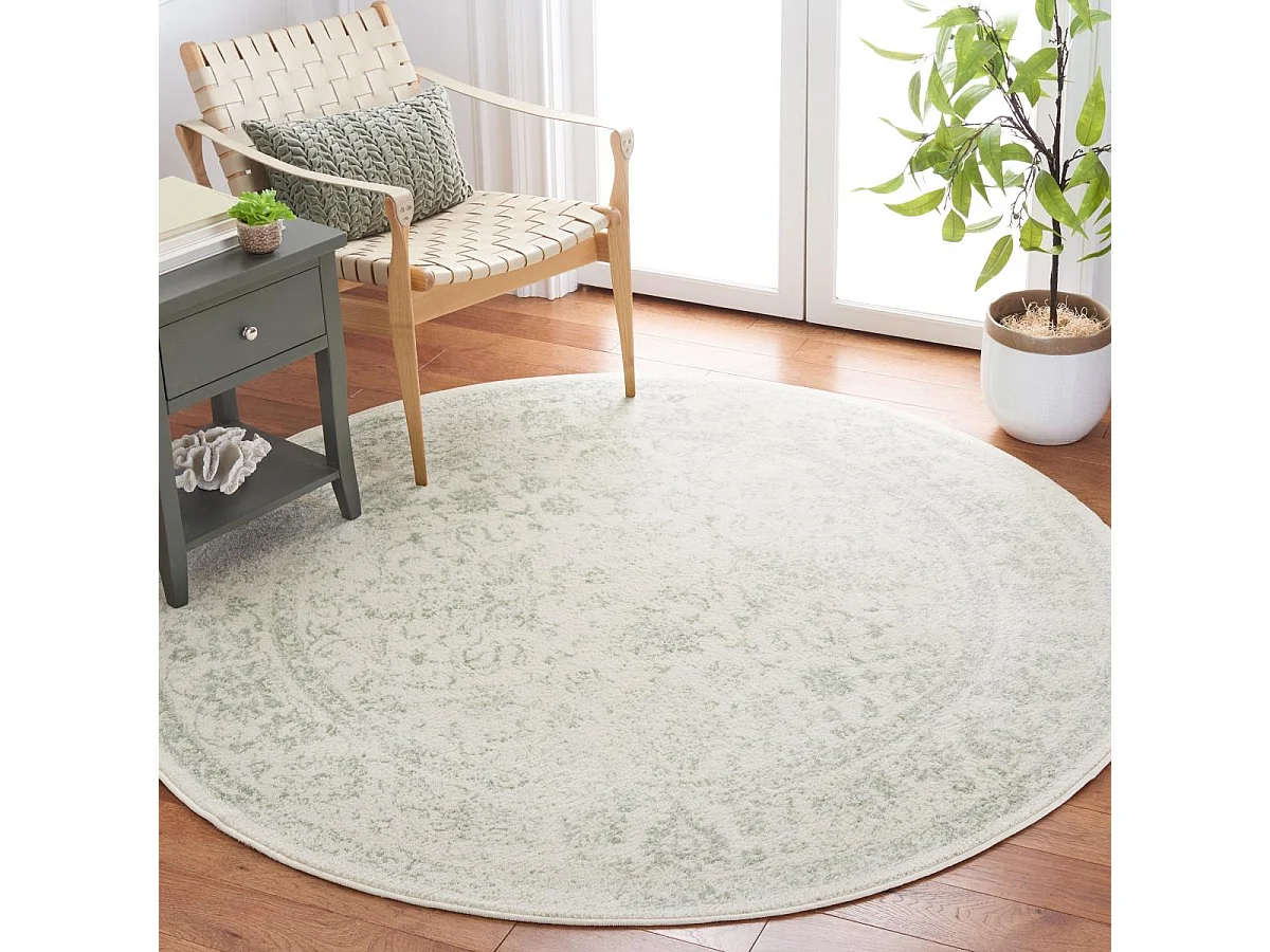 Tapis Ivoire/Sauge 122 X 122 cm - Lucinda