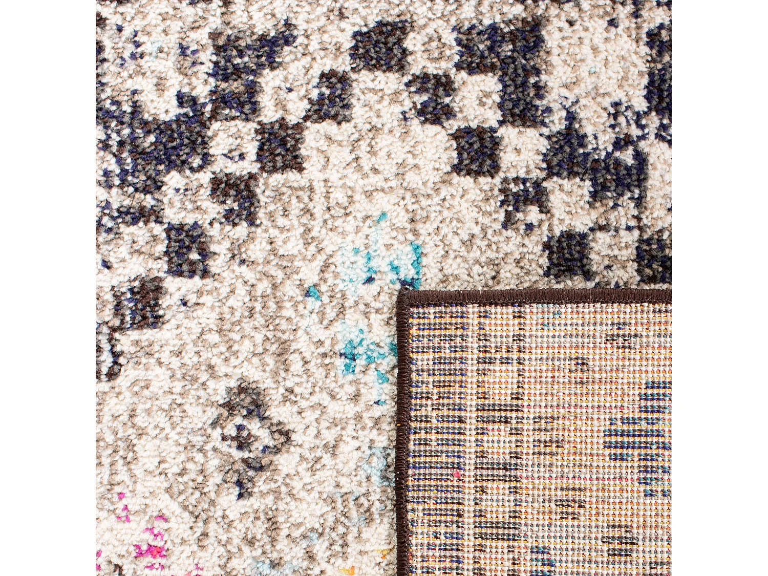 Tapis Noir/Jaune 122 X 183 cm - Marabel