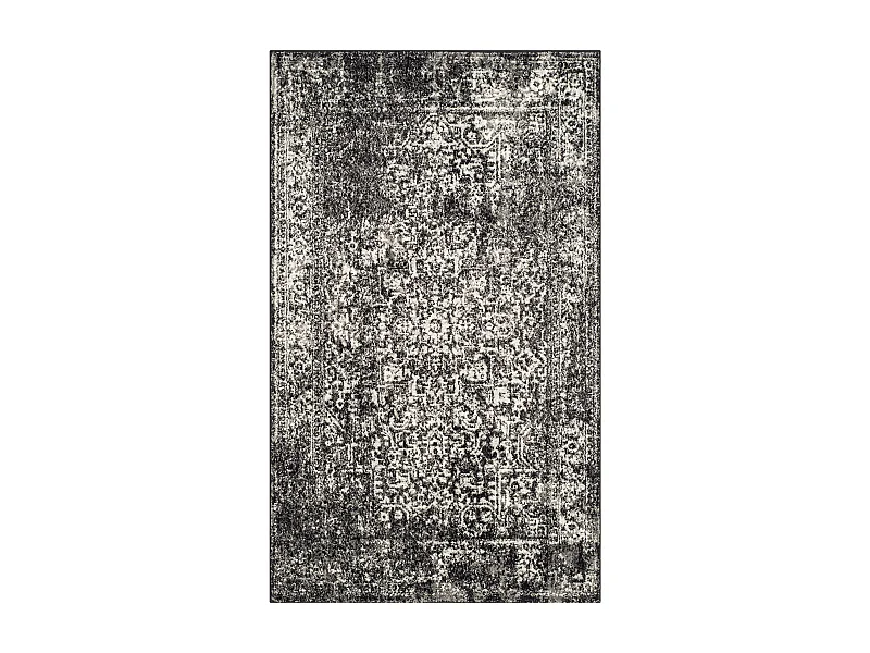 Tapis Noir/Gris 91 X 152 cm - Aria