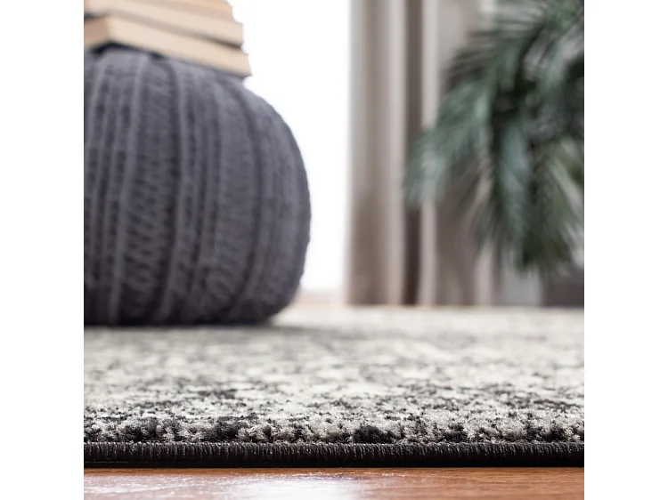 Tapis Noir/Gris 91 X 152 cm - Aria