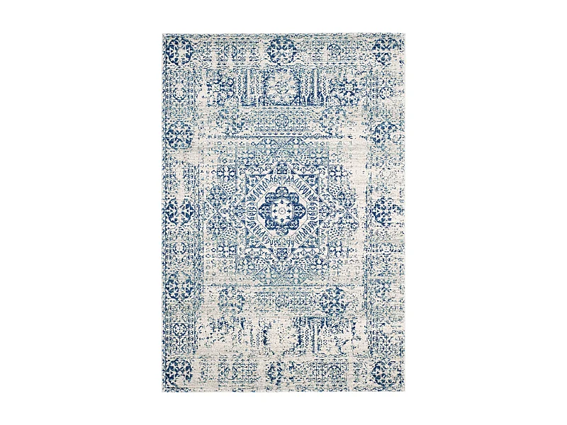 Tapis Neutre/Bleu 201 X 274 cm - Carine