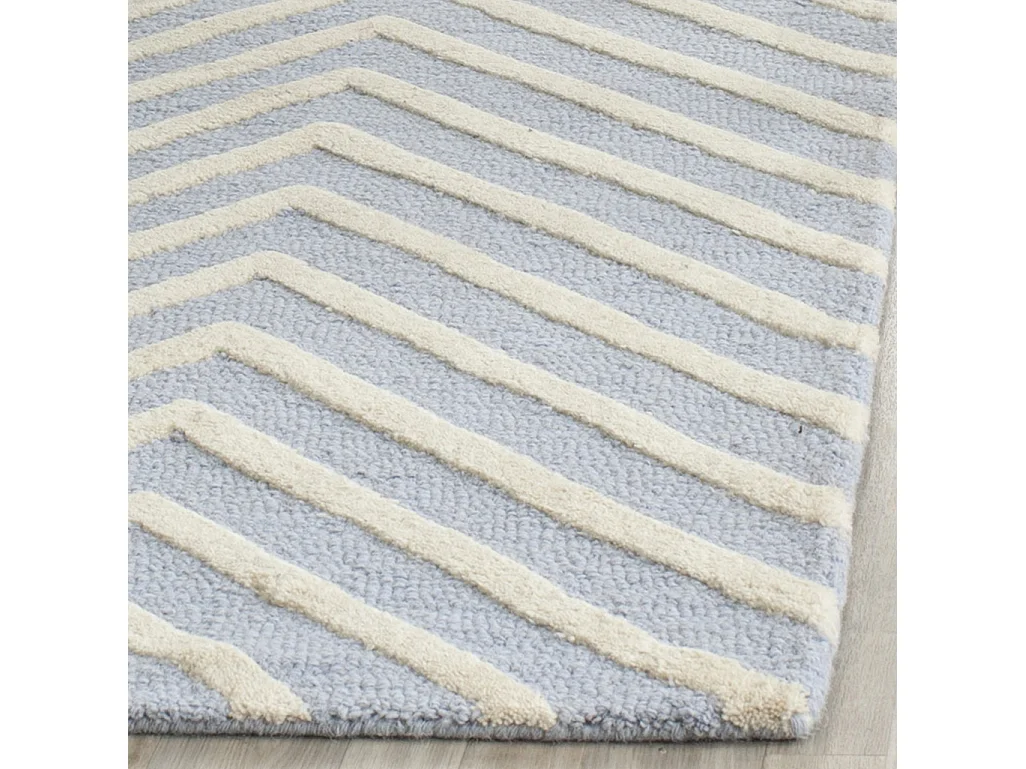 Tapis Bleu/Neutre 76 X 244 cm - Prita