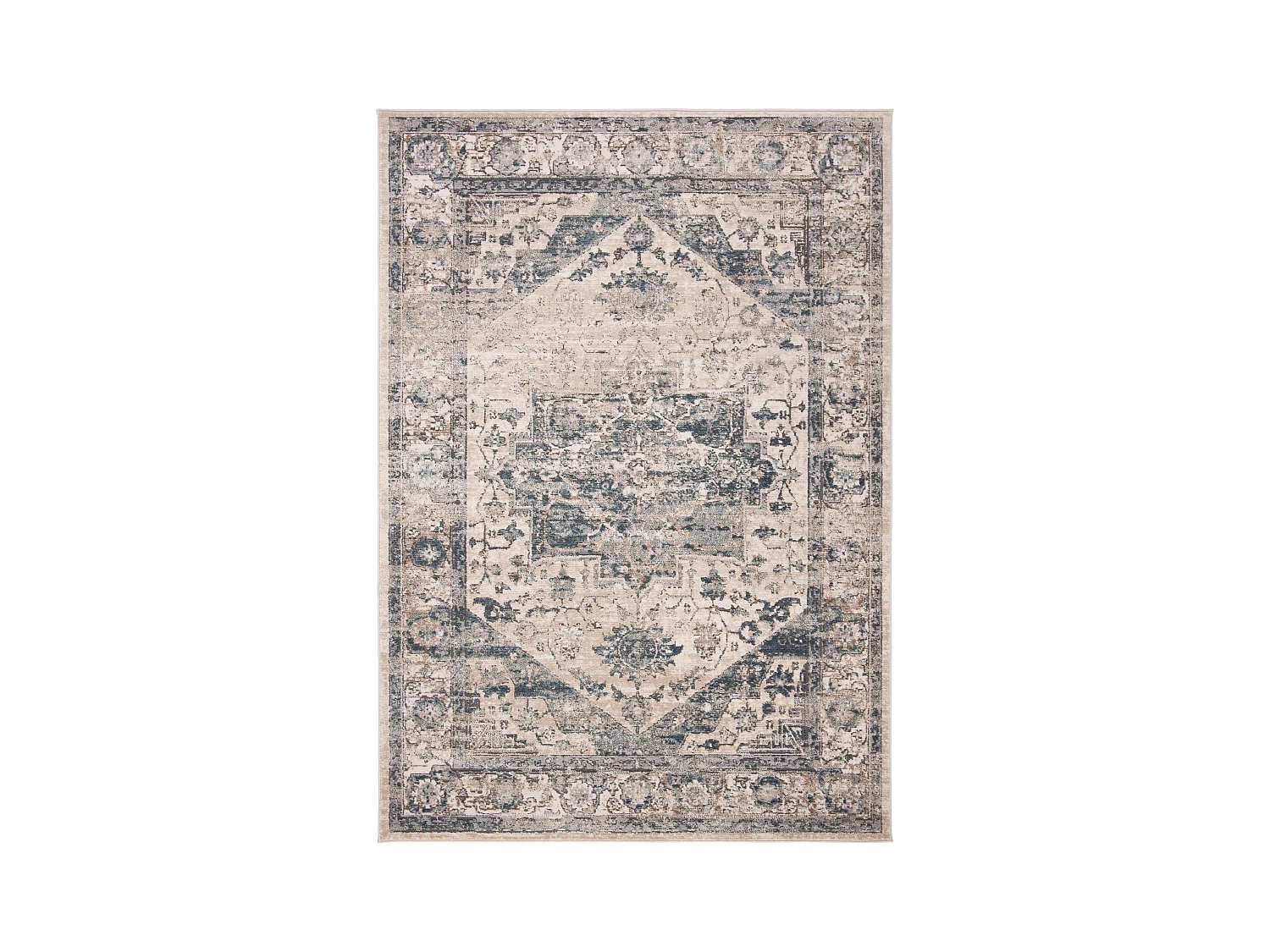 Tapis Neutre/Bleu 155 X 229 cm - Khloe