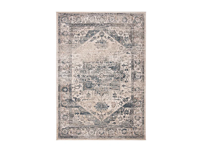 Tapis Neutre/Bleu 155 X 229 cm - Khloe
