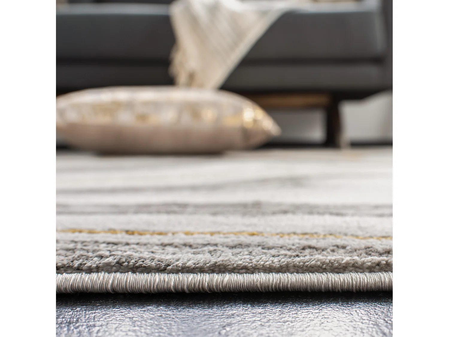 Tapis Gris 122 X 183 cm - Clytie
