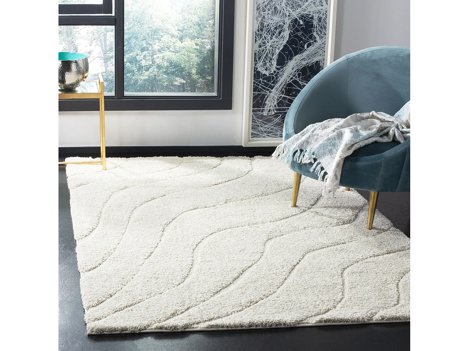 Tapis Crème/Crème 122 X 183 cm - Raton