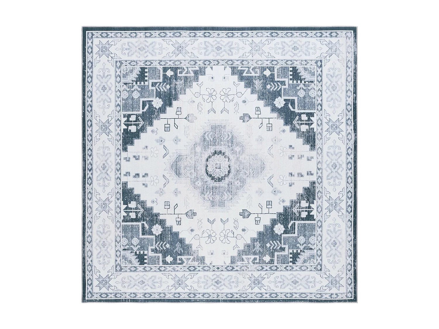 Tapis Gris Vert/Ivoire 183 X 183 cm - Calypso