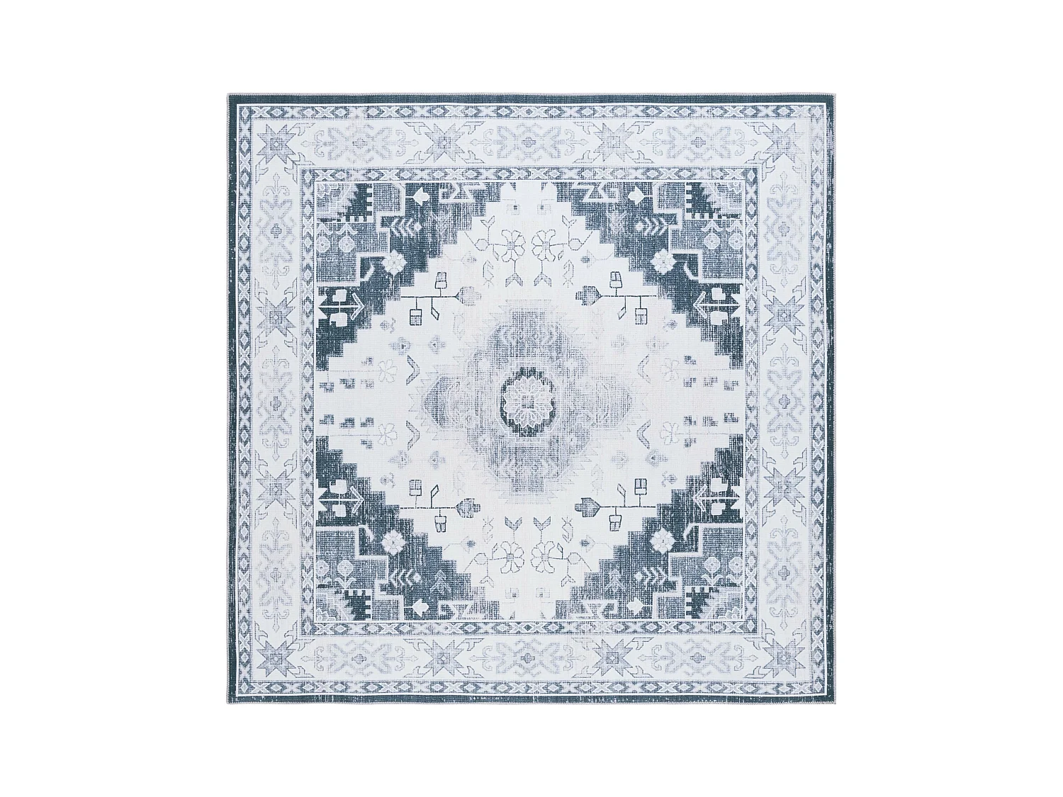 Tapis Gris Vert/Ivoire 183 X 183 cm - Calypso