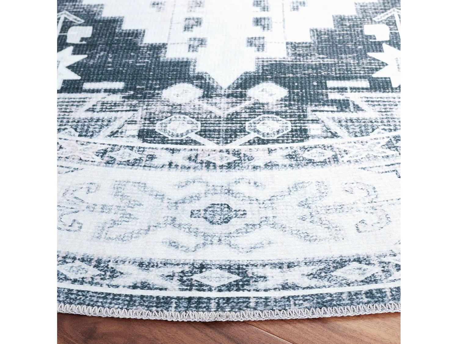 Tapis Gris Vert/Ivoire 183 X 183 cm - Calypso