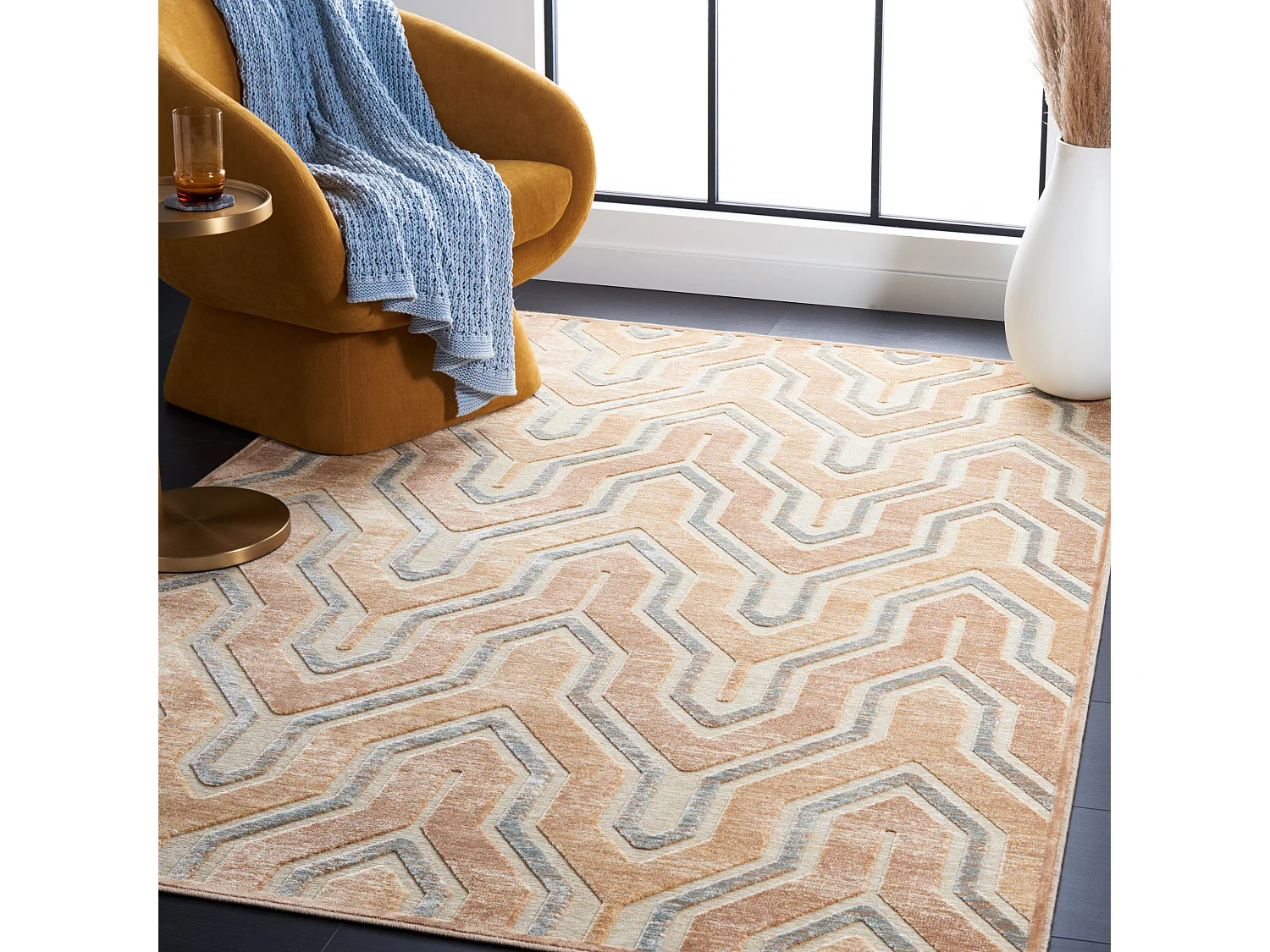 Tapis Neutre/Multicolore 160 X 229 cm - Grenada