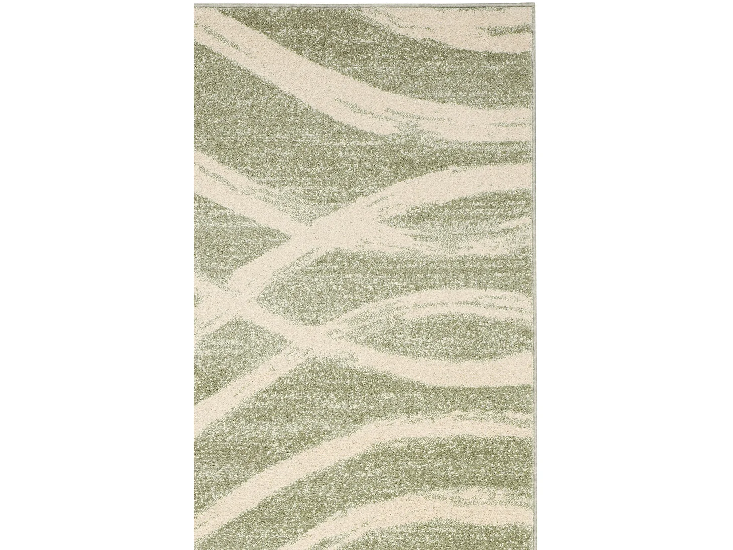 Tapis Vert/Neutre 91 X 152 cm - Leocadia