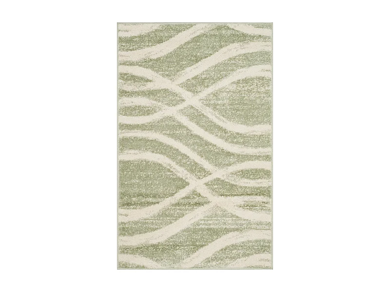 Tapis Vert/Neutre 91 X 152 cm - Leocadia