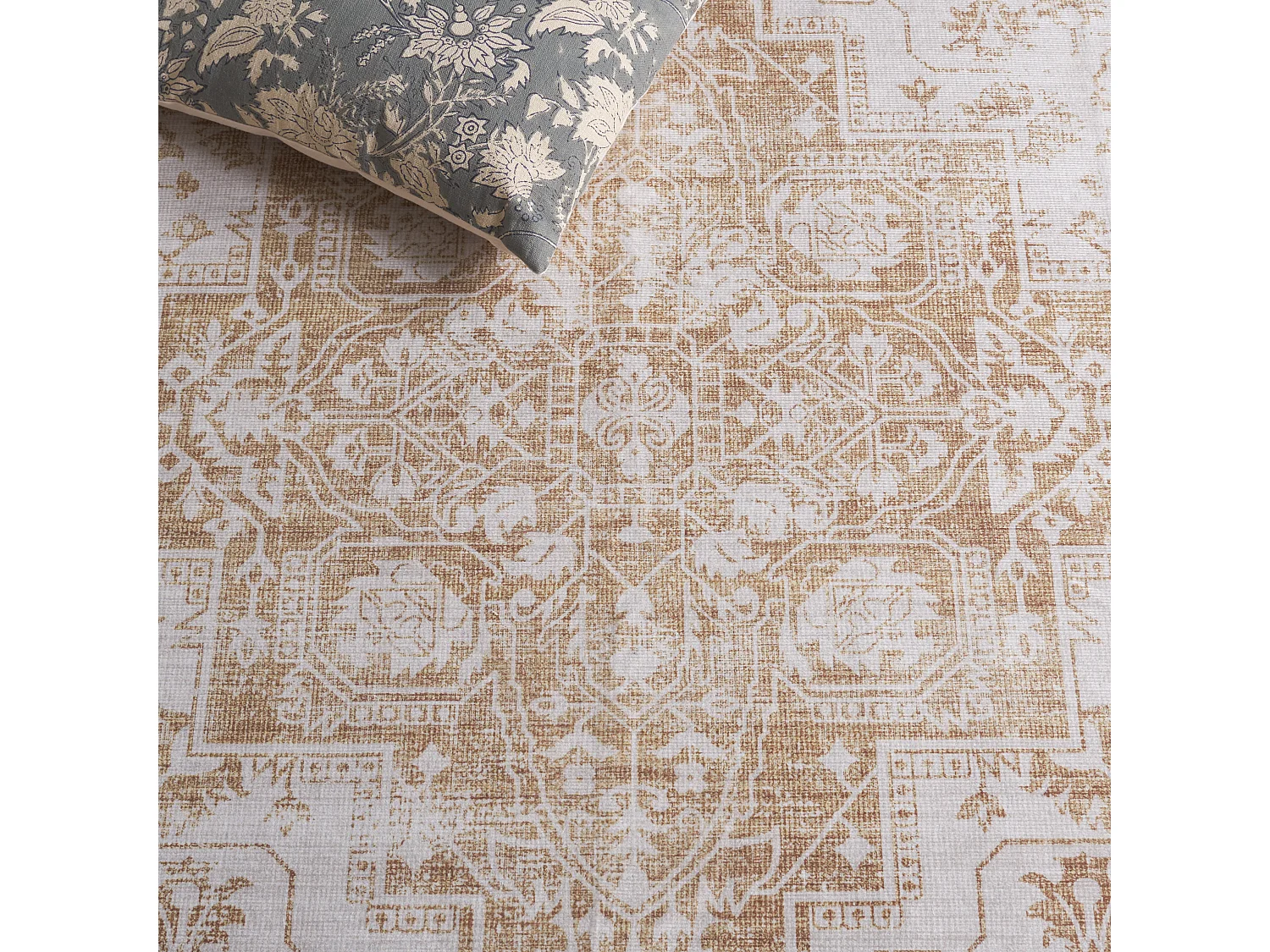 Tapis Beige/Or 183 X 183 cm - Briella