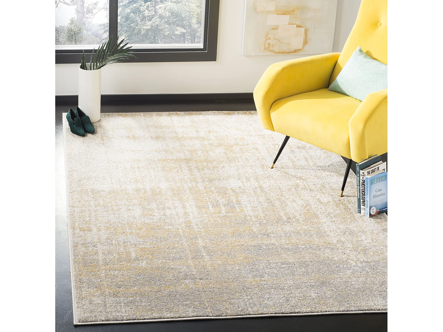 Tapis Blanc 155 X 229 cm - Brianna