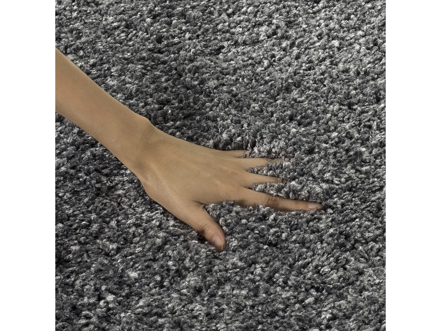 Tapis Gris 122 X 122 cm - Crosby