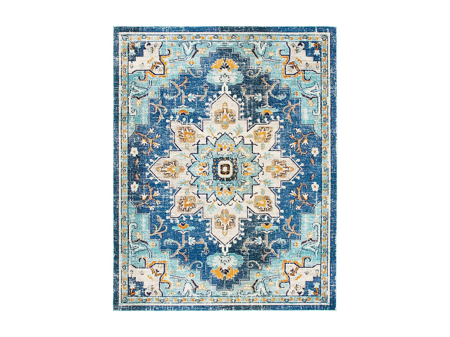 Tapis Bleu/Bleu clair 244 X 305 cm - Malaya