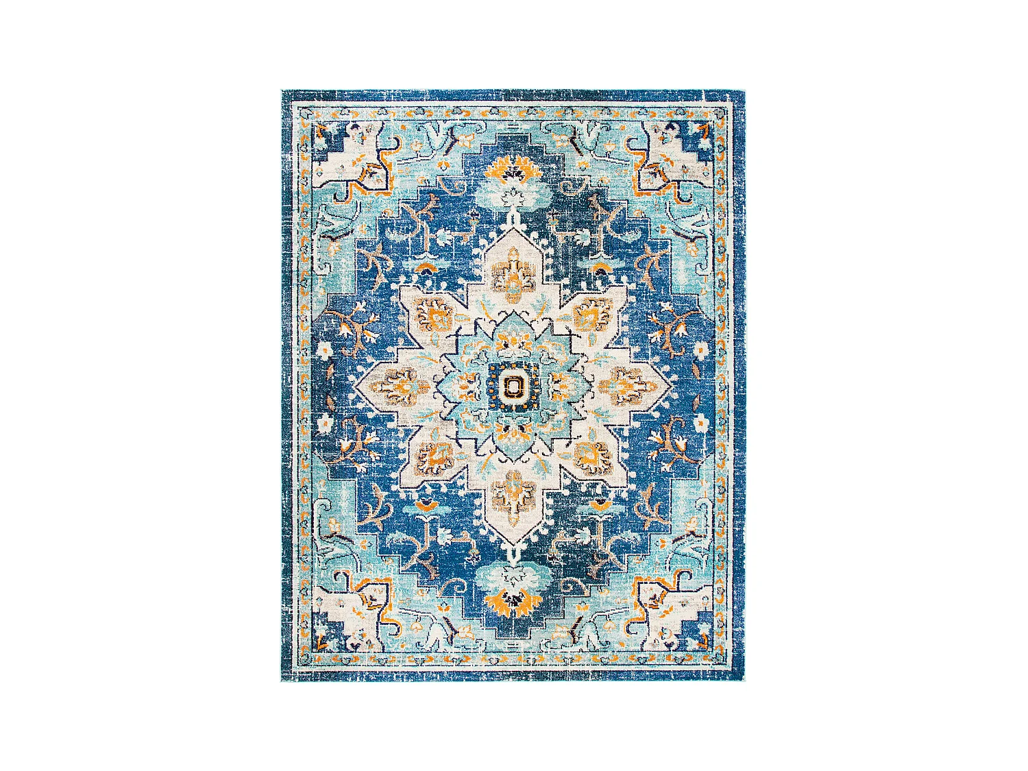 Tapis Bleu/Bleu clair 244 X 305 cm - Malaya