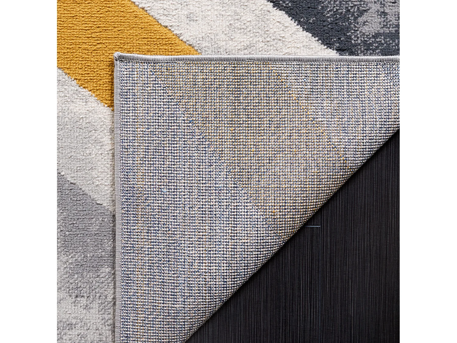 Tapis Gris/Or Noir 122 X 183 cm - Larkin
