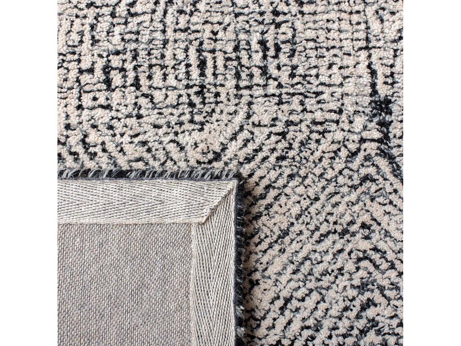 Tapis Ivoire/Fusain 244 X 305 cm - Alaska