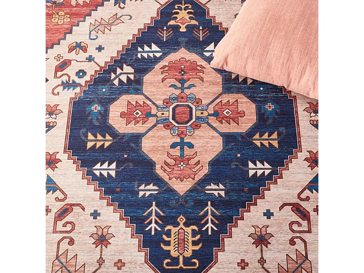 Tapis Rouille/Bleu 122 X 122 cm - Bishop