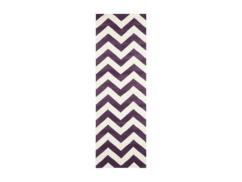 Tapis Violet/Ivoire 69 X 213 cm - Anneliese