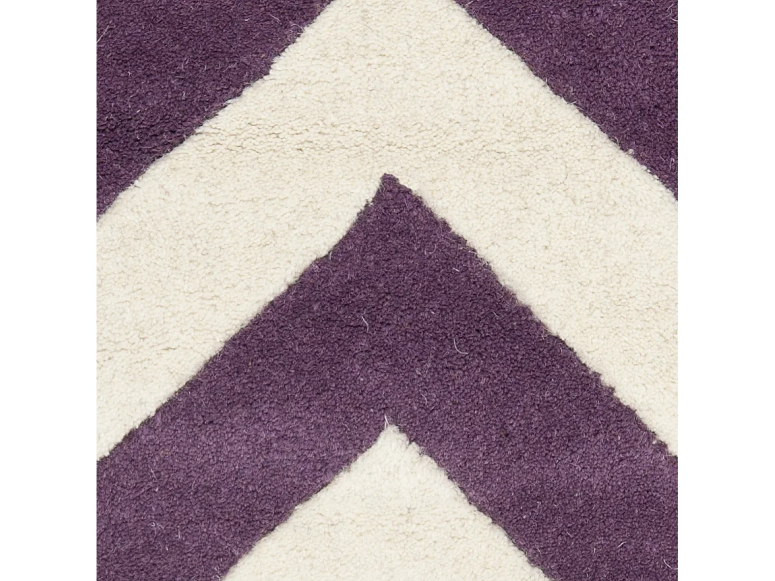 Tapis Violet/Ivoire 69 X 213 cm - Anneliese
