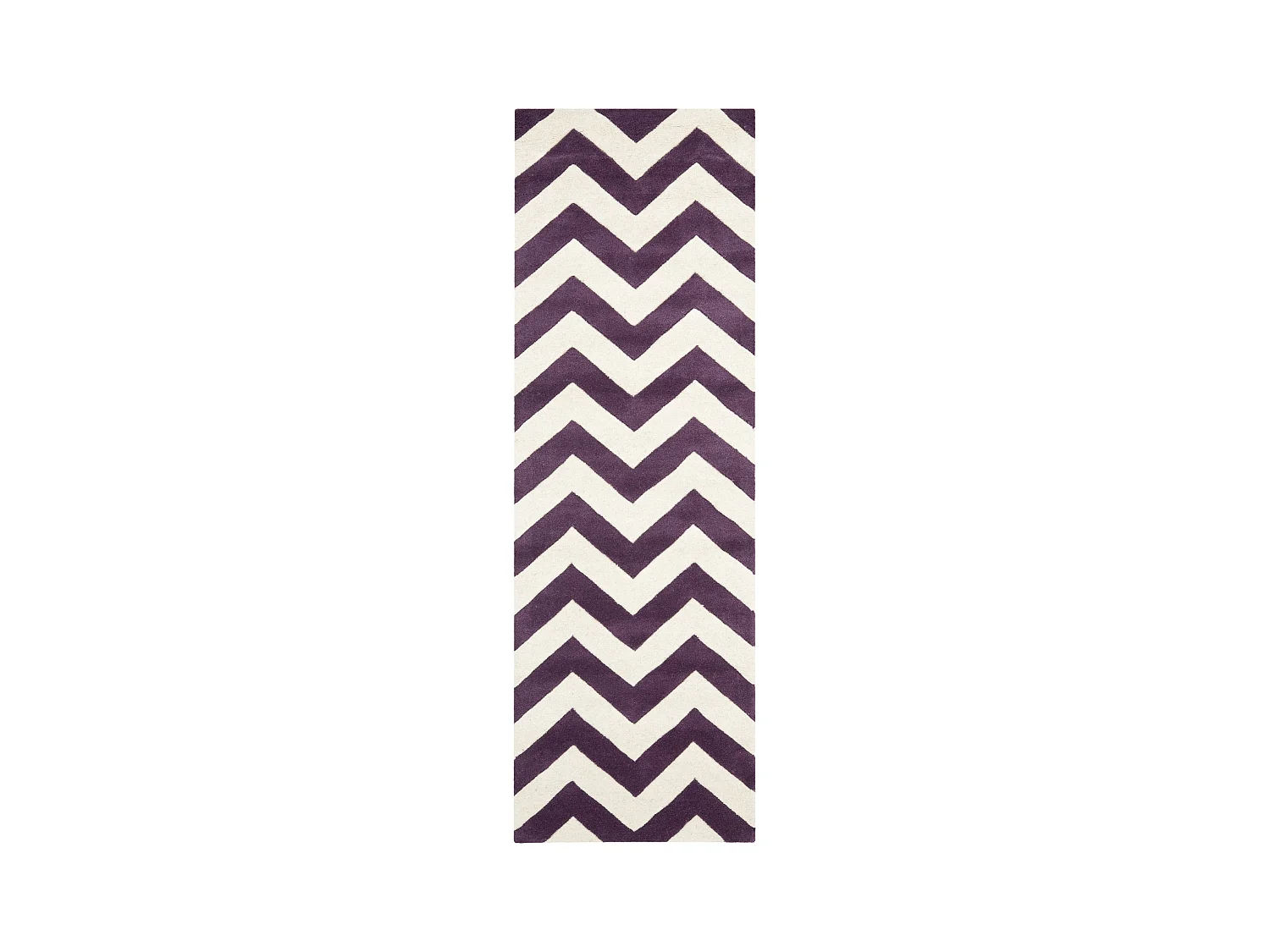 Tapis Violet/Ivoire 69 X 213 cm - Anneliese