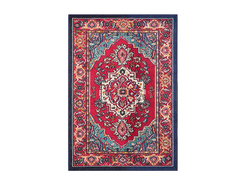 Tapis Rouge/Bleu 122 X 170 cm - Valentina