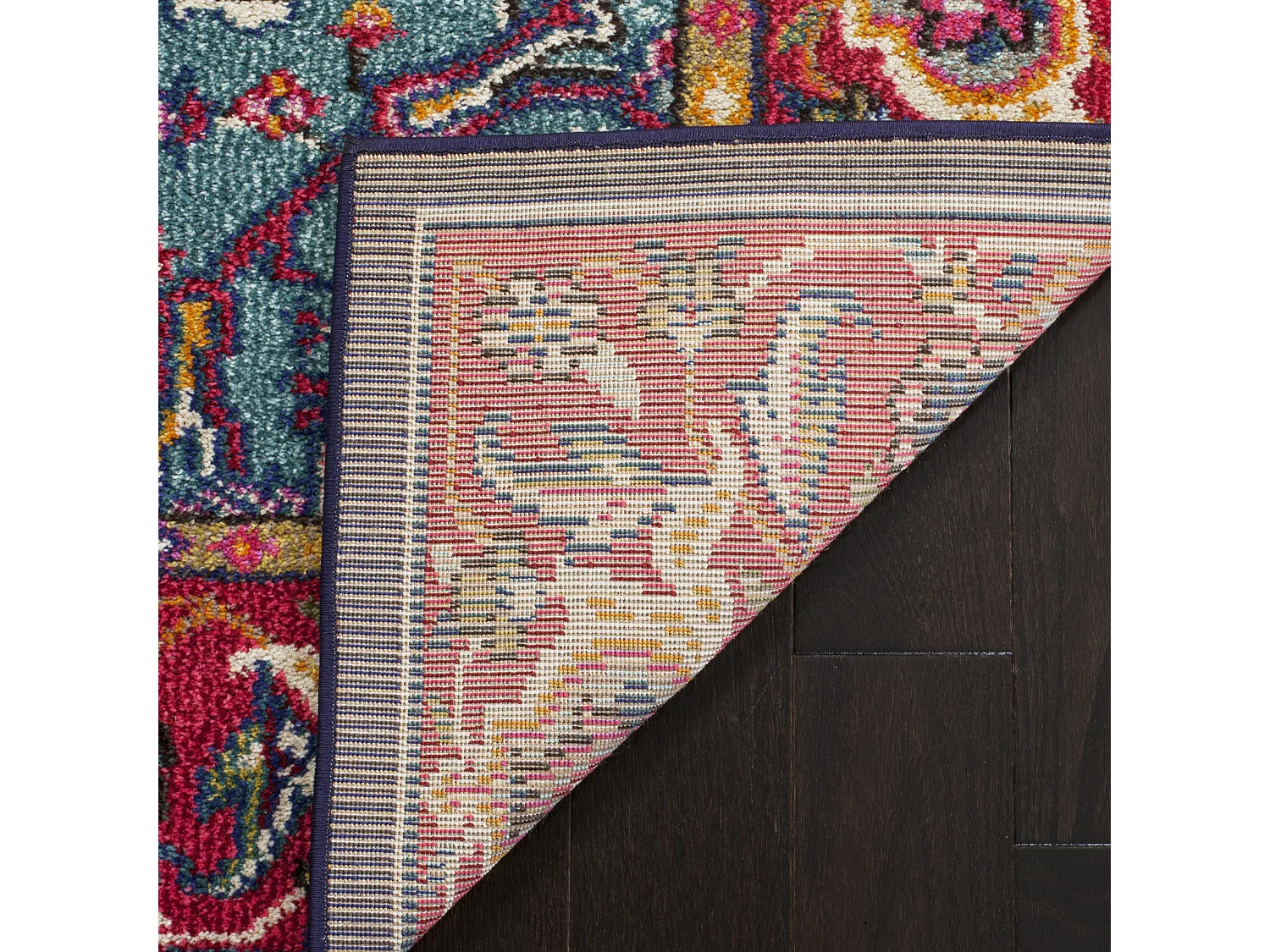 Tapis Rouge/Bleu 122 X 170 cm - Valentina