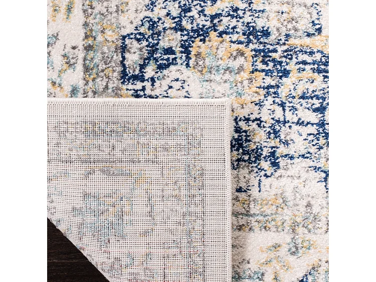 Tapis Neutre/Bleu 91 X 152 cm - Nichol