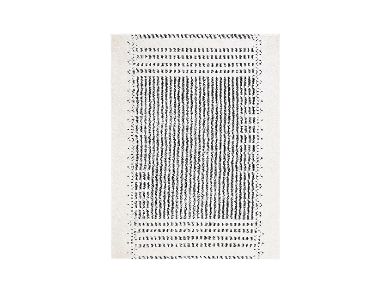 Tapis Ivoire/Noir 160 X 229 cm - Aerith