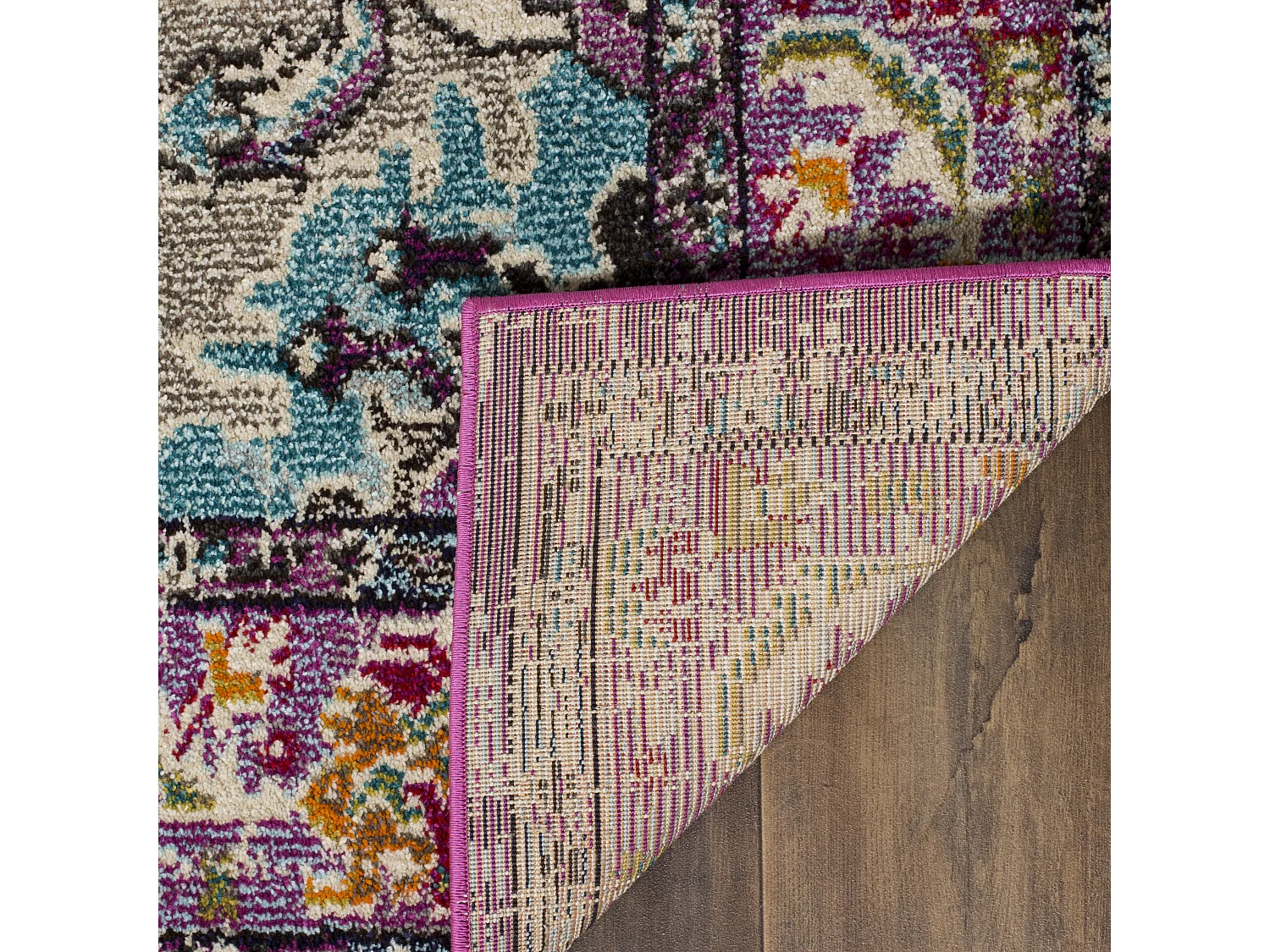 Tapis Violet/Bleu 66 X 244 cm - Milà