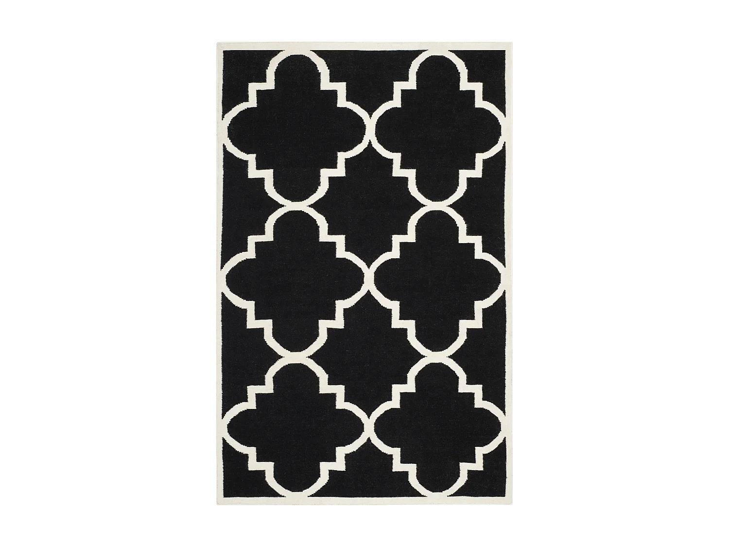 Tapis Noir/Neutre 183 X 274 cm - Nadia