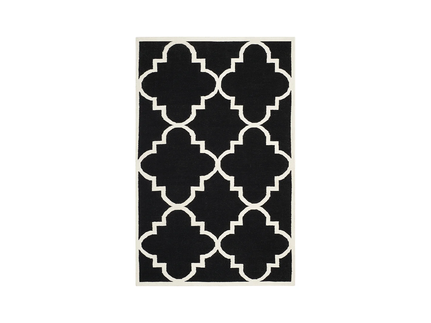 Tapis Noir/Neutre 183 X 274 cm - Nadia