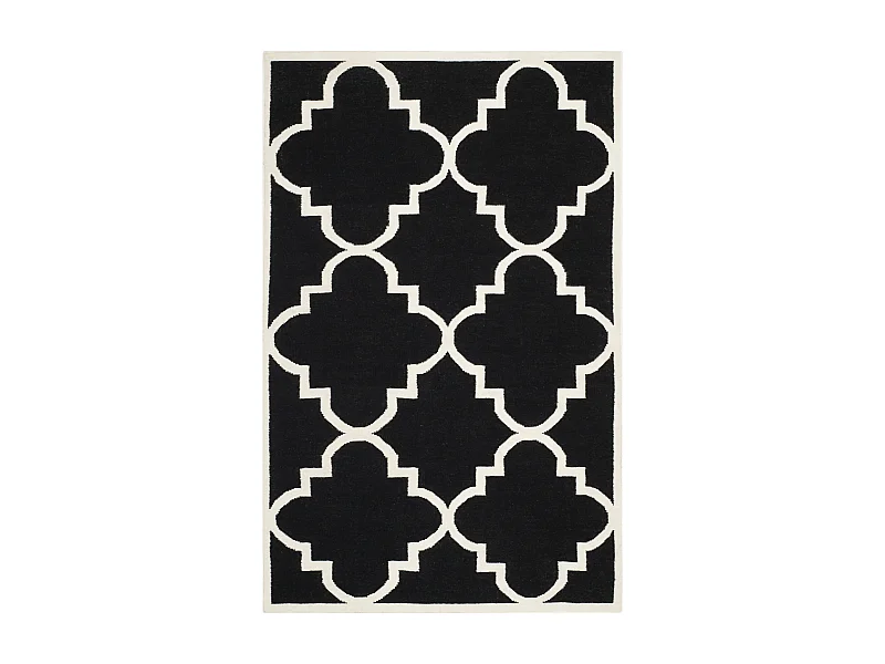 Tapis Noir/Neutre 183 X 274 cm - Nadia