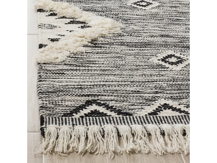 Tapis Noir/Neutre 183 X 274 cm - Kallie