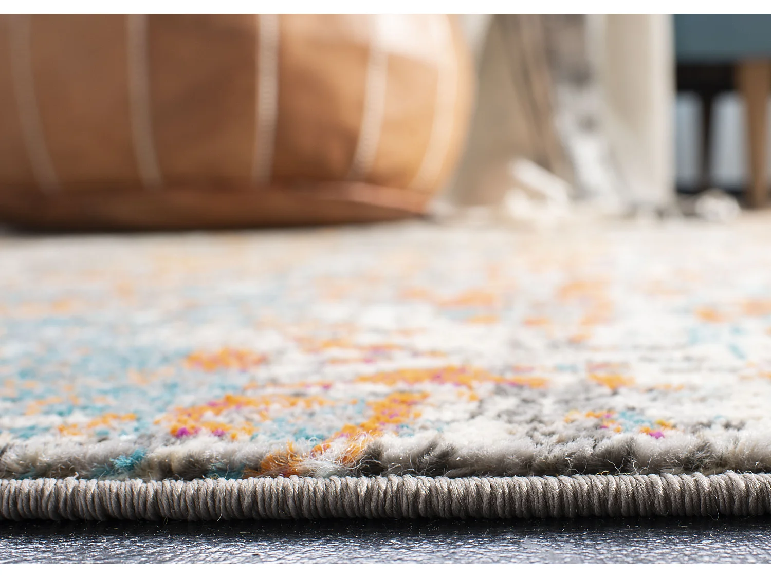 Tapis Gris/Rose 61 X 244 cm - Manjor